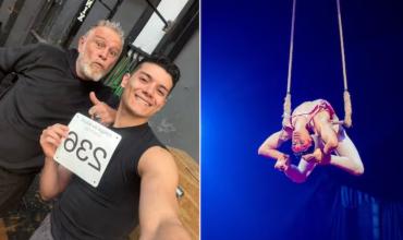 Tiene 60 años, trabaja en cartelería y aprendió dos coreografías para acompañar a su hijo en un casting para el Cirque du Soleil