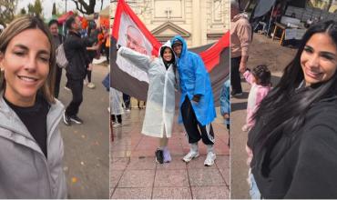 La emoción de María Belén Ludueña, Daniela Celis con las gemelas y el amor de Luz y Tato: los famosos camino a Luján