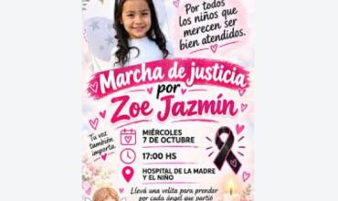Adriana, abuela de Zoe: “Queremos que sea una marcha masiva y que realmente se haga justicia”