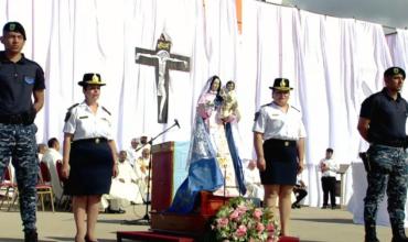 La Policía de La Rioja consagró a la Virgen del Rosario como patrona de la fuerza