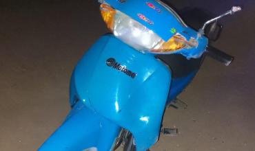 Un motociclista sufrió una caída tras cruzarse un animal vacuno en una ruta de Chamical