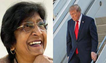 La chicana de la ganadora del Nobel de la Paz a Donald Trump: “Quizás comparta el premio con él”