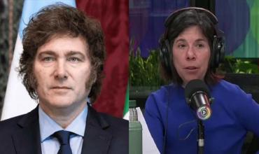 Javier Milei acusó a  la periodista María O'Donnell de tener "muchos puntos en común" con el nazismo