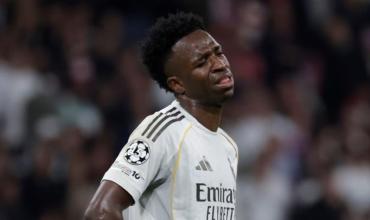 El mal momento de Vinicius en el Real Madrid: le anularon un gol, lo expulsaron y reaccionó con furia contra el árbitro