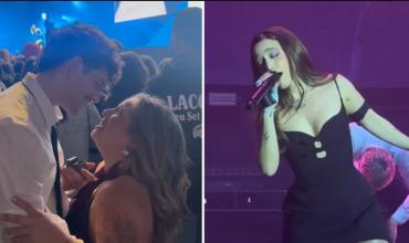 El romántico momento que se vivió en un concierto de Ángela Torres y se hizo viral: la reacción de la cantante