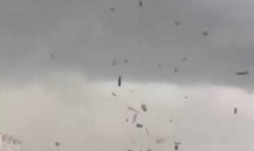 Dirección Meteorológica de Chile confirma que tornado categoría EF-0 pasó este martes por Estación Central