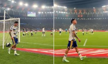 Lo que no mostró la TV: la reacción de Leonel Flores tras ser reemplazado durante el triunfo de Boca en el Maracaná