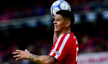 Estudiantes de La Plata anunció que Marcos Rojo fue habilitado y podrá jugar la revancha de la semifinal de Copa Libertadores ante Flamengo