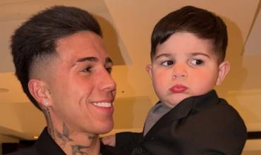 El particular regalo que Enzo Fernández y Valentina Cervantes le hicieron a su hijo Benjamín por el cumpleaños