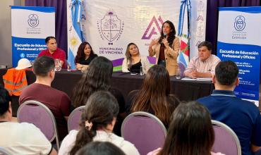 Florencia López puso en marcha una nueva Escuela de Oficios en Vinchina