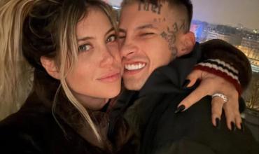 La Navidad romántica de Wanda Nara y L-Gante