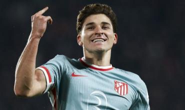 El Atlético de Madrid ganó con gol de Julián Álvarez y extiende la mejor racha de triunfos en su historia