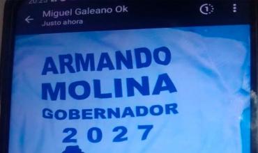 Miguel Galeano anunció que Armando Molina será candidato a gobernador para 2027