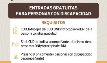 Chaya 2025: Del 21 al 23 de enero se podrán retirar las entradas gratuitas para personas con discapacidad