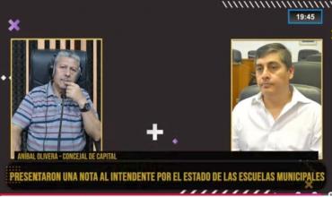 Aníbal Olivera: "Las escuelas municipales deberían estar en condiciones antes del inicio de clases"