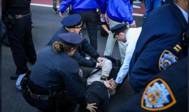 Terminó con una docena de detenidos una protesta propalestina en Nueva York