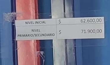 Catamarca: Los colegios subieron la cuota más del 154% en menos de un año