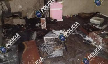 Incendio en departamento del barrio Pango provocó daños parciales