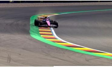 Colapinto quedó eliminado en Q1 y largará 17° en el Gran Premio de Bélgica
