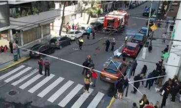 Tragedia en Caballito: una mujer murió en un incendio en un edificio de 12 pisos