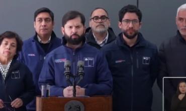 Gabriel Boric advirtió que aún no hay contacto con los cinco mineros chilenos atrapados tras el derrumbe en El Teniente