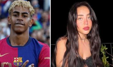 Rumores de romance entre Lamine Yamal y una cantante argentina: besos en un boliche y guiños en las redes
