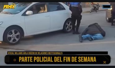 Conductor ebrio intentó agredir a la policía en un control y fue detenido