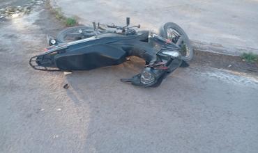 Colisión entre dos motocicletas en Chepes dejó a los conductores hospitalizados