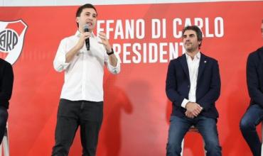 Stéfano Di Carlo hizo su lanzamiento oficial como candidato a presidente de River: confirmó la fórmula, pero no el orden