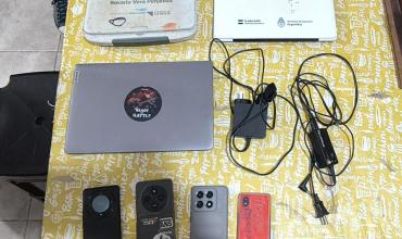 Allanamiento en Chilecito: secuestran celulares y netbooks en causa por estafa