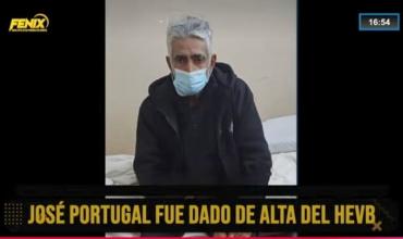  José Portugal recibió el alta médica tras 13 días perdido en el cerro