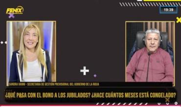 Funcionaria del gobierno de La Rioja se quejó porque el bono para los jubilados no se actualiza desde abril del 2024