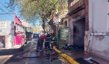 Incendio en una vivienda del centro: intervención de Bomberos