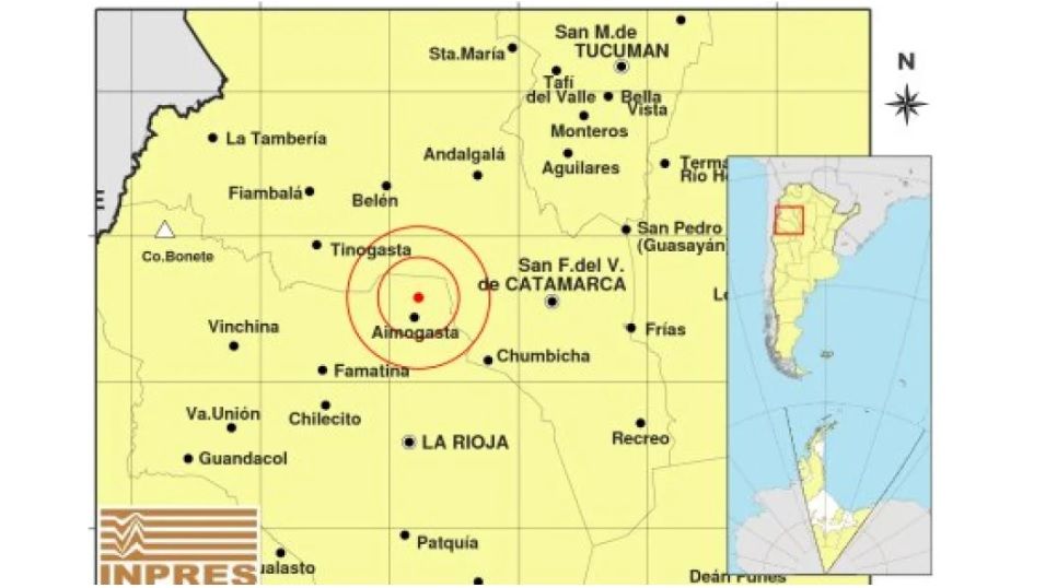El Norte riojano tembló durante la siesta