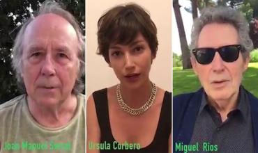 Joan Manuel Serrat, Úrsula Corberó y otros artistas españoles pidieron por el aborto legal en la Argentina