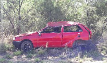 Cuatro heridos tras un vuelco en la Ruta N° 79