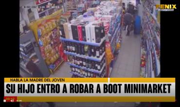 Se enteró por Facebook que su hijo robó y lo llevó al local a hacerse cargo