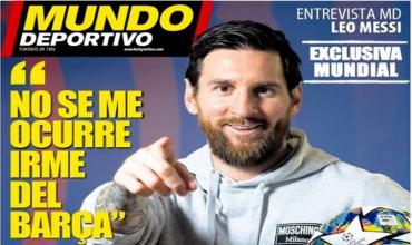 Messi: “No se me ocurre irme del Barsa”