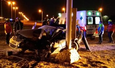 Grave accidente de tránsito deja como resultado una víctima fatal y dos heridos