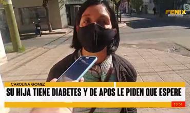 Una madre sufre un calvario todos los meses, para que APOS asista a su hija con diabetes