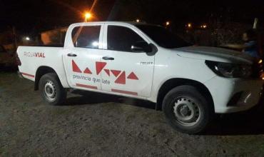 Salió a comprar bebidas alcohólicas en una camioneta oficial