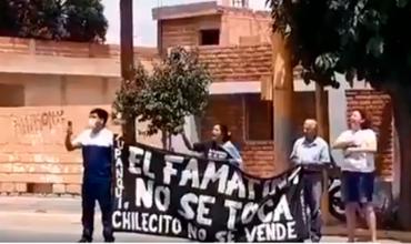 Tras hablar del Famatina: Alberto Fernández dejó Chilecito con una manifestación en contra de la minería