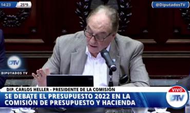 DIPUTADOS DEBATE EN COMISIÓN EL PRESUPUESTO 2022
