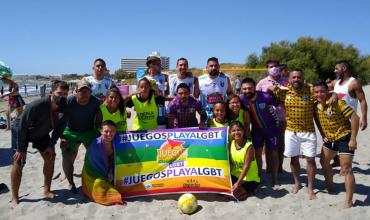 Chubut: Comenzaron los juegos nacionales de playa LGBT+ 2022 en Puerto Madryn
