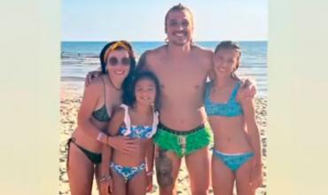 Daniel Osvaldo viajó a Italia con Gianinna Maradona y se reencontró con sus hijas: “Las mujeres de mi vida”