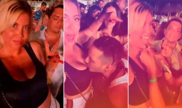 La descontrolada noche de Wanda Nara en Ibiza