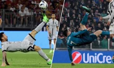 La hermana de Cristiano Ronaldo alimentó el debate sobre cuál es la mejor chilena entre el portugués y Lionel Messi