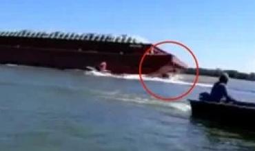 Dramático accidente en Paso de la Patria: una barcaza atropelló a tres pescadores y hay un desaparecido