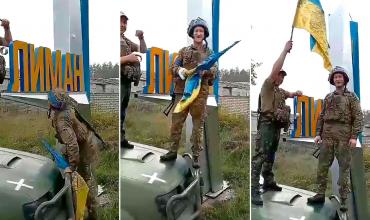 Guerra Rusia-Ucrania: Soldados ucranianos recuperan la ciudad de Limán