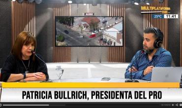 Patricia Bullrich visitó los estudios de Fénix: “Lo primero que tiene que resolver la Argentina es la inflación”
